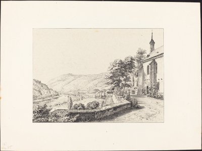 O terraço do convento de Ernst Fries
