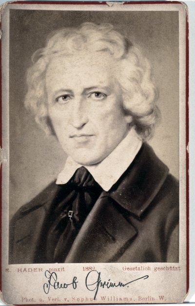 Retrato de Jacob Grimm de Ernst Hader