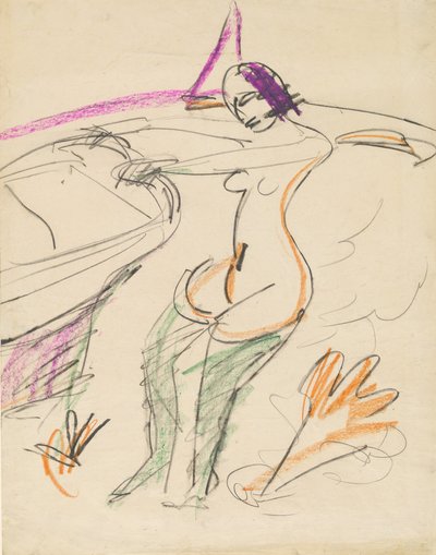 Banhista, 19121913. de Ernst Ludwig Kirchner