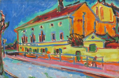 Dance Hall Bellevue [anverso], 19091910. de Ernst Ludwig Kirchner
