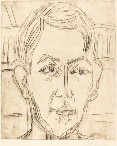 Dr. Hans Butow, 1925. de Ernst Ludwig Kirchner