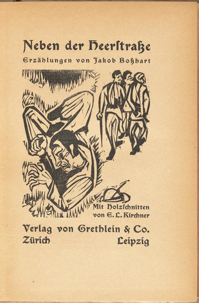 Jacob Bashart: Neben der Hairstrasse Jacob Bashart: Ner Main Street, 12. de Ernst Ludwig Kirchner