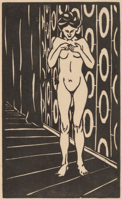 O jogo do dedo, 1905. de Ernst Ludwig Kirchner