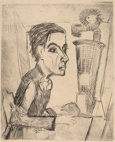 O Pintor, 1923. de Ernst Ludwig Kirchner