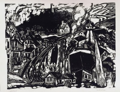 Estação de Königstein im Taunus de Ernst Ludwig Kirchner