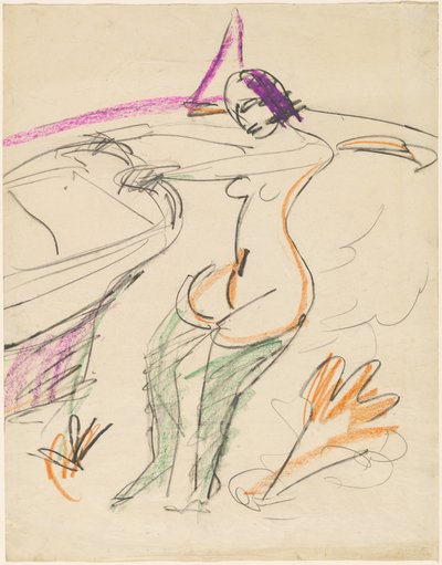 Banhista de Ernst Ludwig Kirchner