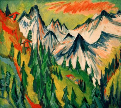 montanha de Ernst Ludwig Kirchner