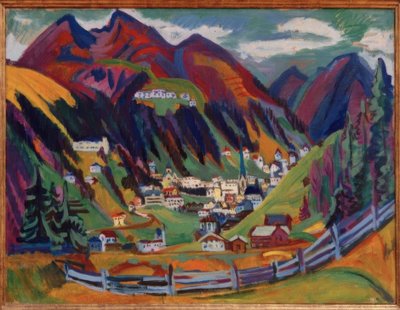 Vista de Davos de Ernst Ludwig Kirchner