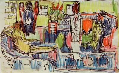 Boêmio moderno de Ernst Ludwig Kirchner