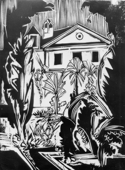 Jardim Botânico (Jena) de Ernst Ludwig Kirchner