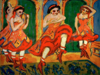 Czardastänzerinnen de Ernst Ludwig Kirchner