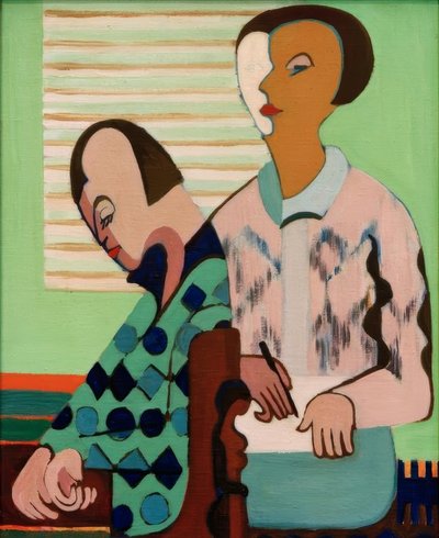O casal Auto-retrato com Erna de Ernst Ludwig Kirchner