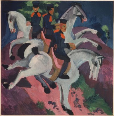 A escola de equitação de Ernst Ludwig Kirchner