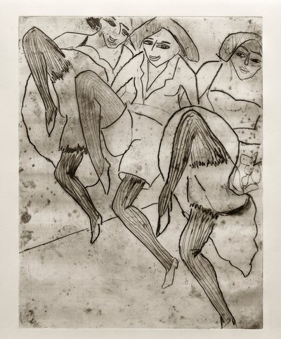 ELKirchner, dançarinos de Hamburgo de Ernst Ludwig Kirchner