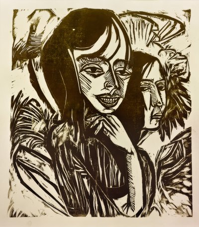Fehmarn menina de Ernst Ludwig Kirchner