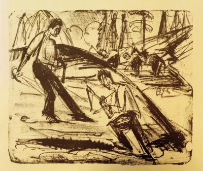 trabalho da primavera de Ernst Ludwig Kirchner