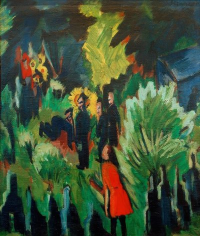 Jardim Graef em Jena de Ernst Ludwig Kirchner