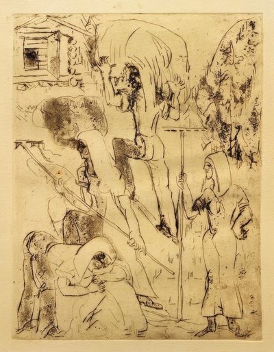ceifa do feno de Ernst Ludwig Kirchner