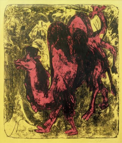 Camelo e dromedário de Ernst Ludwig Kirchner