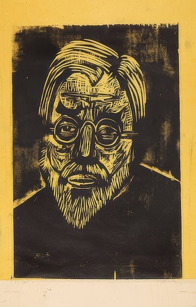 Chefe Jakob Bosshart. 1921 de Ernst Ludwig Kirchner