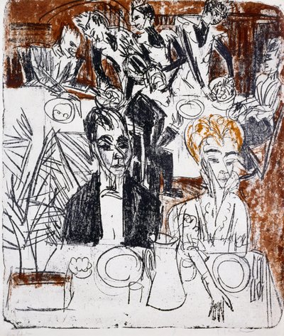 Mesa de arrumação de Ernst Ludwig Kirchner