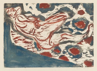 Reclining Nude (Reclining Nude) de Ernst Ludwig Kirchner