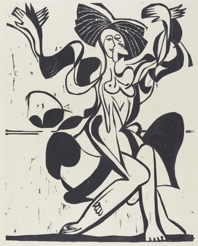 A dança de Mary Wigman de Ernst Ludwig Kirchner