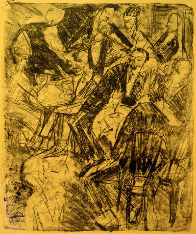 música Restaurant de Ernst Ludwig Kirchner