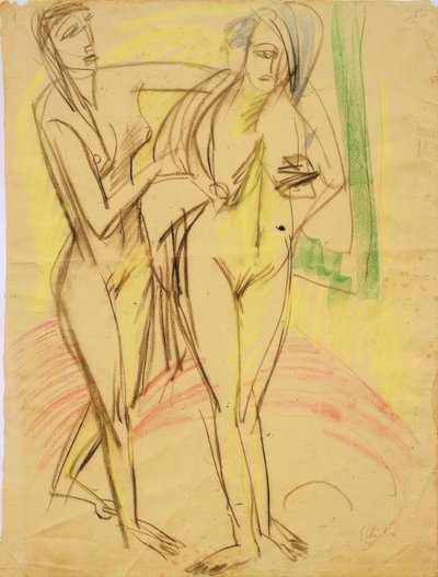 Depois do banho de Ernst Ludwig Kirchner