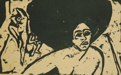 Dançarinas nuas; Dançarinos nus, 1909 de Ernst Ludwig Kirchner