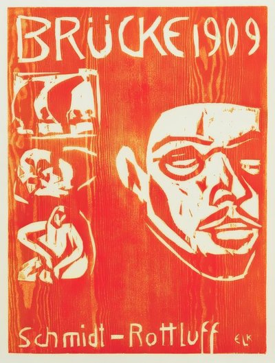 Retrato Schmidt-Rottluff de Ernst Ludwig Kirchner
