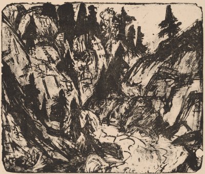 Córrego Rochoso de Ernst Ludwig Kirchner