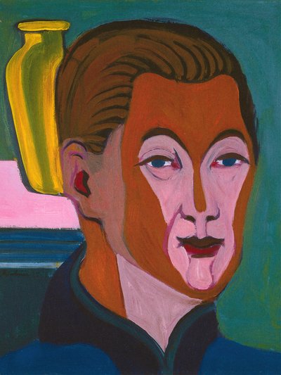 Autorretrato, 1925. de Ernst Ludwig Kirchner