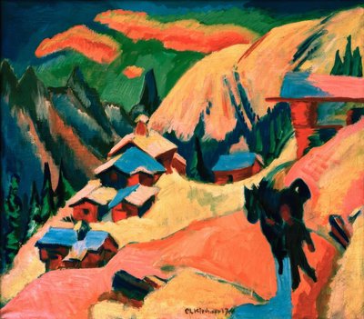 Stafelalp na neve de Ernst Ludwig Kirchner