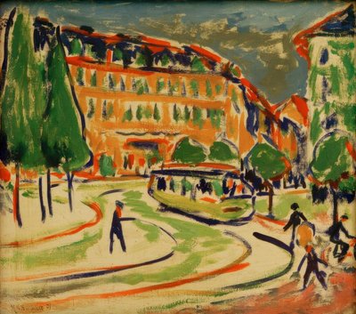 Bonde em Dresden de Ernst Ludwig Kirchner