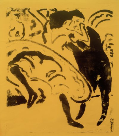 Casal dançante de Ernst Ludwig Kirchner