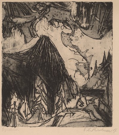 O Seehorn de Ernst Ludwig Kirchner