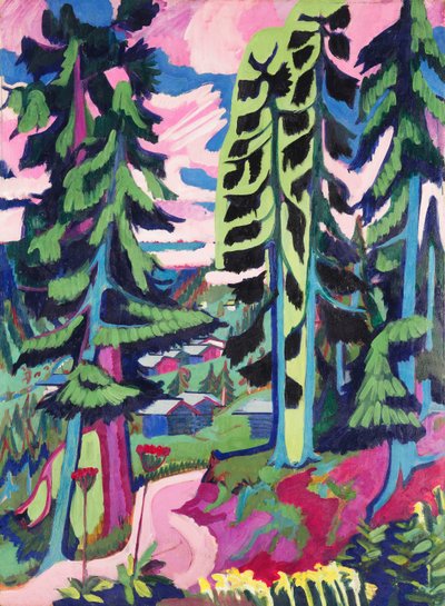 Montanha selvagem de Ernst Ludwig Kirchner
