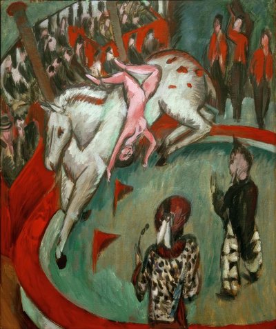 cavalo de circo de Ernst Ludwig Kirchner