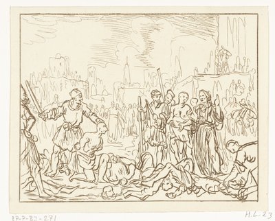 Felicitas é decapitada com os seus sete filhos de Ernst Willem Jan Bagelaar