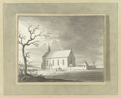 Capela fora de Zillinge perto de Würzburg de Ernst Willem Jan Bagelaar