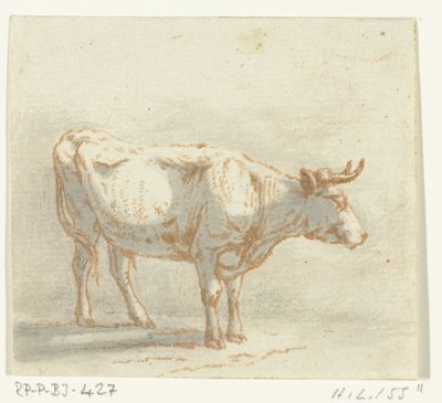 Bull standing, virado para a direita de Ernst Willem Jan Bagelaar