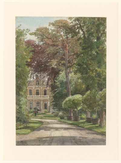 O Spaarnhout exterior de Ernst Witkamp (signed by artist)