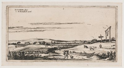 Paisagem com campo de forca perto de Haarlem
Paisagens (título da série) de Esaias van de Velde