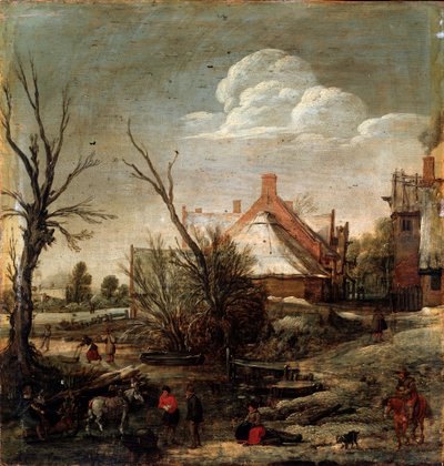 Inverno, século XVII de Esaias van de Velde