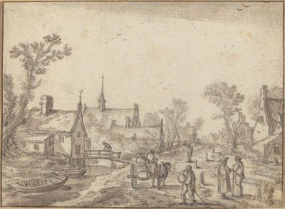 A Rua da Vila de Esaias van de Velde I