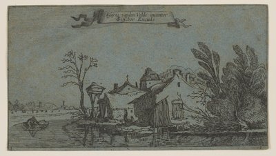 Quinta à direita de um rio de Esaias van den Velde I