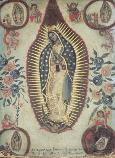 Virgem de Guadalupe, 1824 de Escamilla Isidro