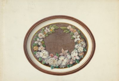 Moldura Oval de Coroa de Penas de Esther Hansen and Edith Towner