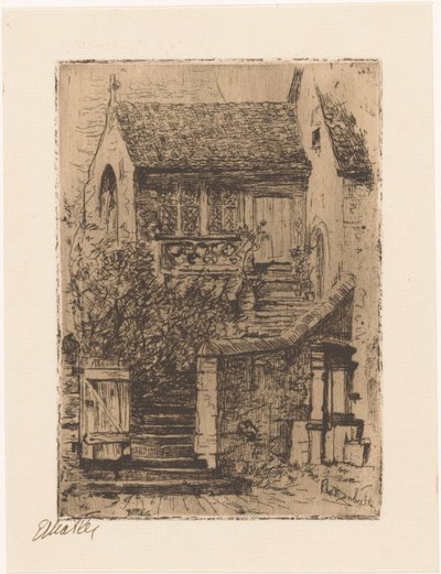 Rothenburg (título original sobre o objecto) de Etha Fles (signed by artist)